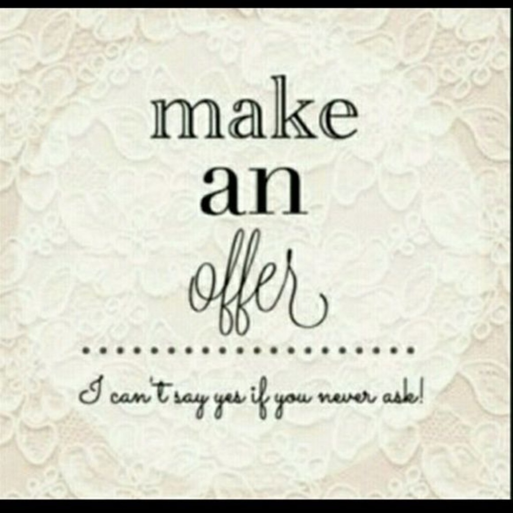 Always open to offers!